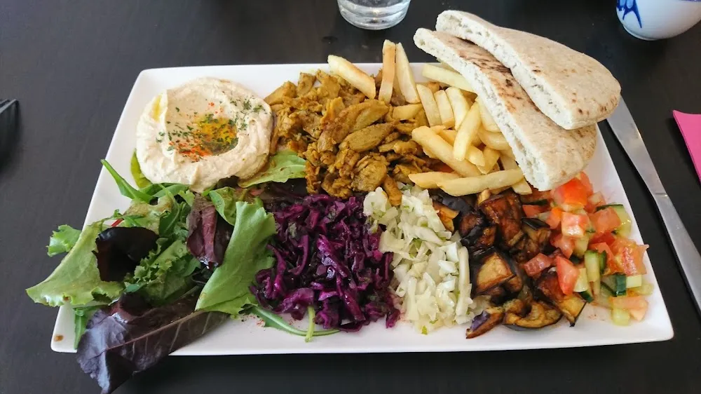 Assiette de Shawarma
